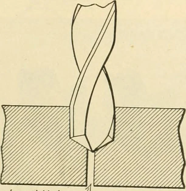 An illustration from Shop practice for home mechanics, use of tools, shop processes, construction of small machines. Contains a chapter also on theoretical mechanics and on miscellaneous information relative to shop work, 1920, leaf 118