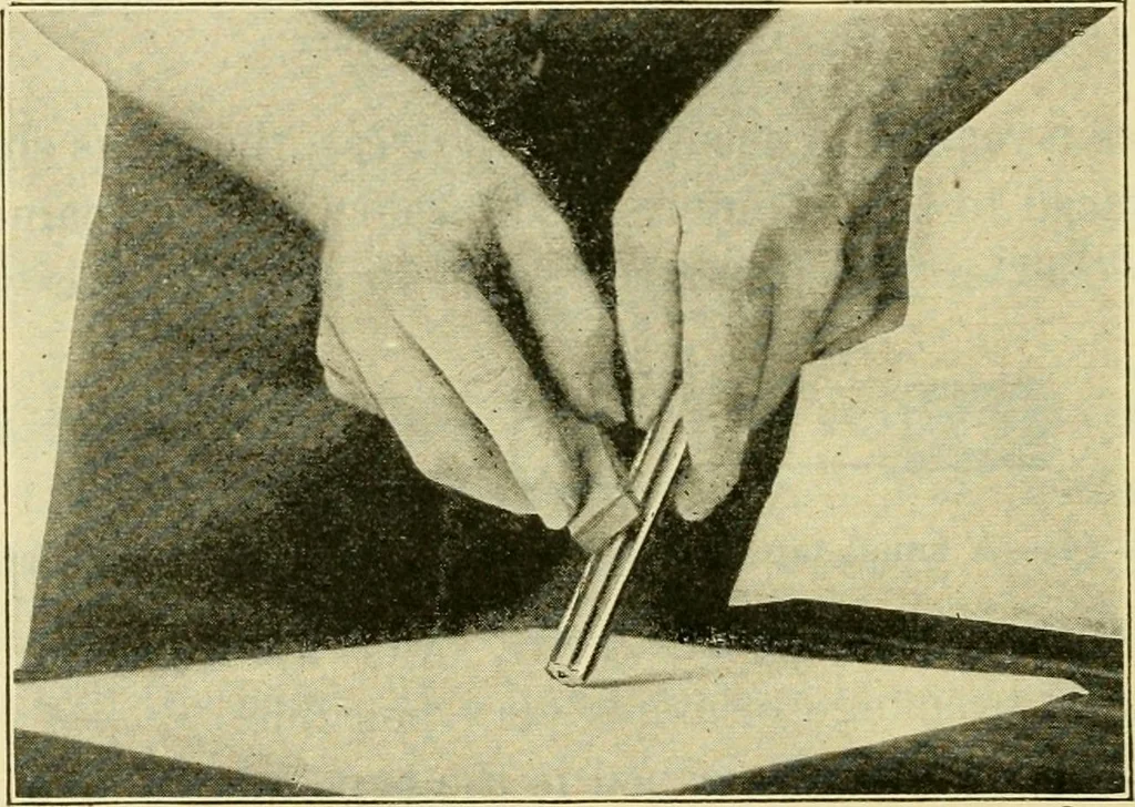 An illustration from Shop practice for home mechanics, use of tools, shop processes, construction of small machines. Contains a chapter also on theoretical mechanics and on miscellaneous information relative to shop work, 1920, leaf 127