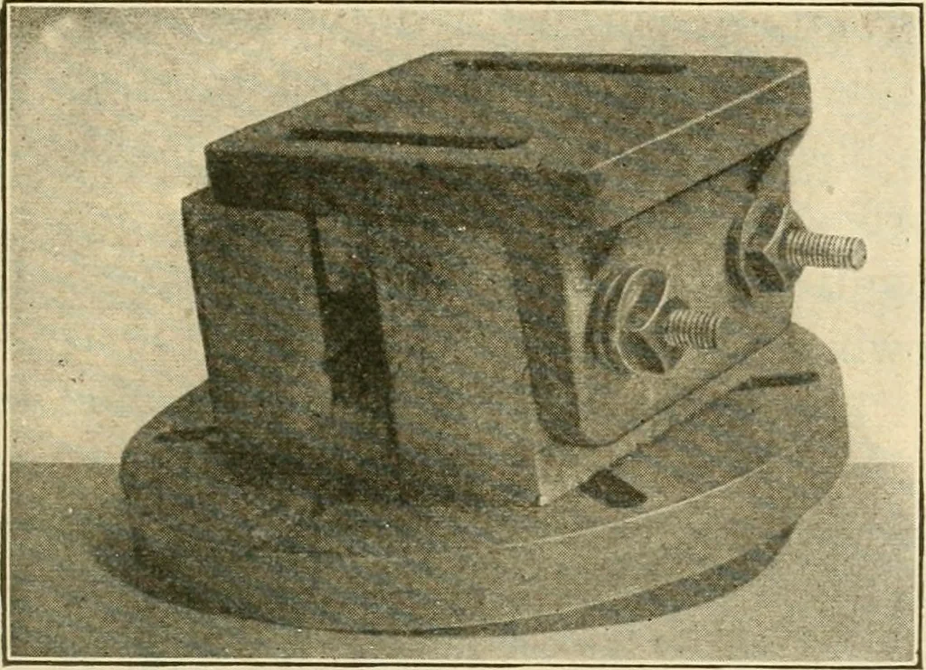 An illustration from Shop practice for home mechanics, use of tools, shop processes, construction of small machines. Contains a chapter also on theoretical mechanics and on miscellaneous information relative to shop work, 1920, leaf 172