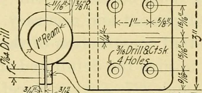 An illustration from Shop practice for home mechanics, use of tools, shop processes, construction of small machines. Contains a chapter also on theoretical mechanics and on miscellaneous information relative to shop work, 1920, leaf 269