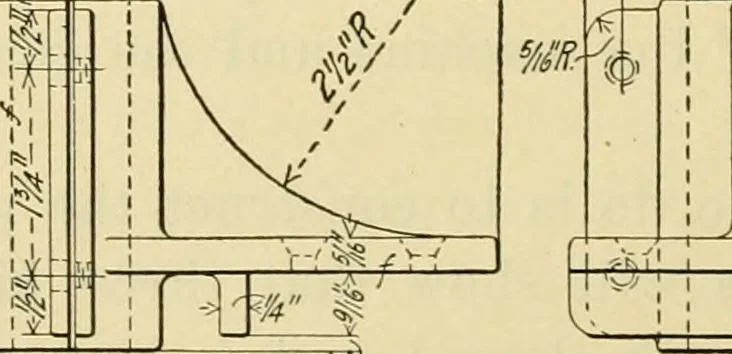 An illustration from Shop practice for home mechanics, use of tools, shop processes, construction of small machines. Contains a chapter also on theoretical mechanics and on miscellaneous information relative to shop work, 1920, leaf 269