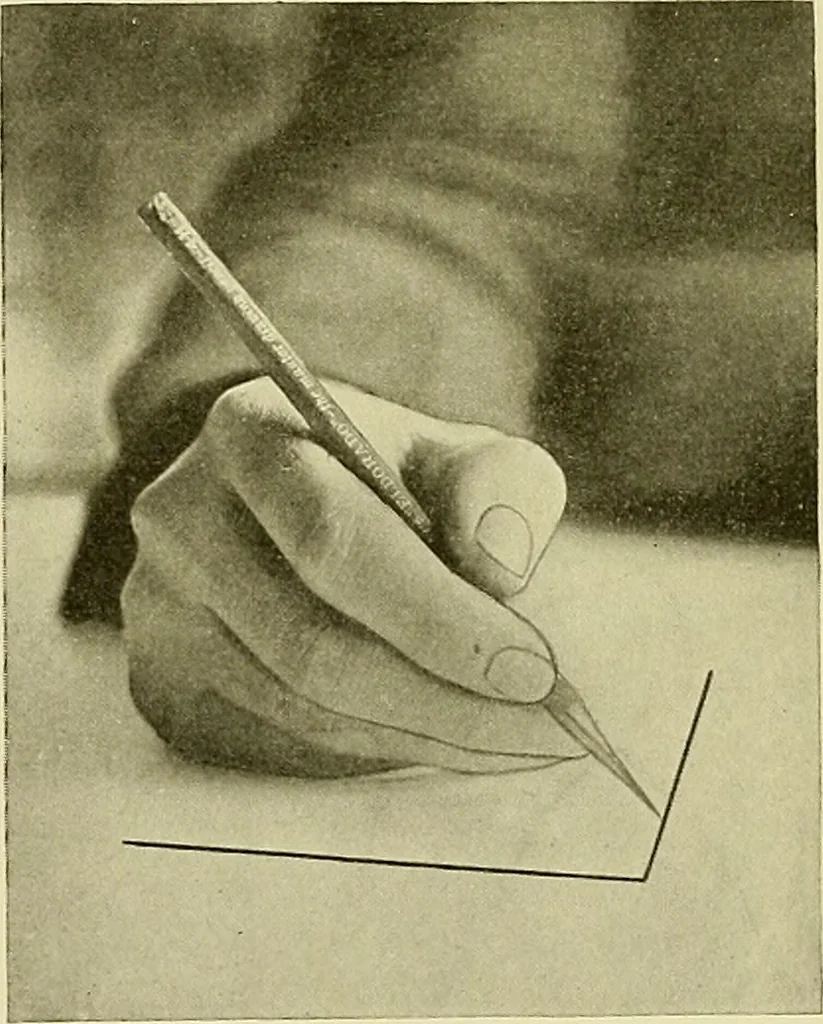 An illustration from Shop sketching, a course of problems for mechanical drawing students, 1919, leaf 14