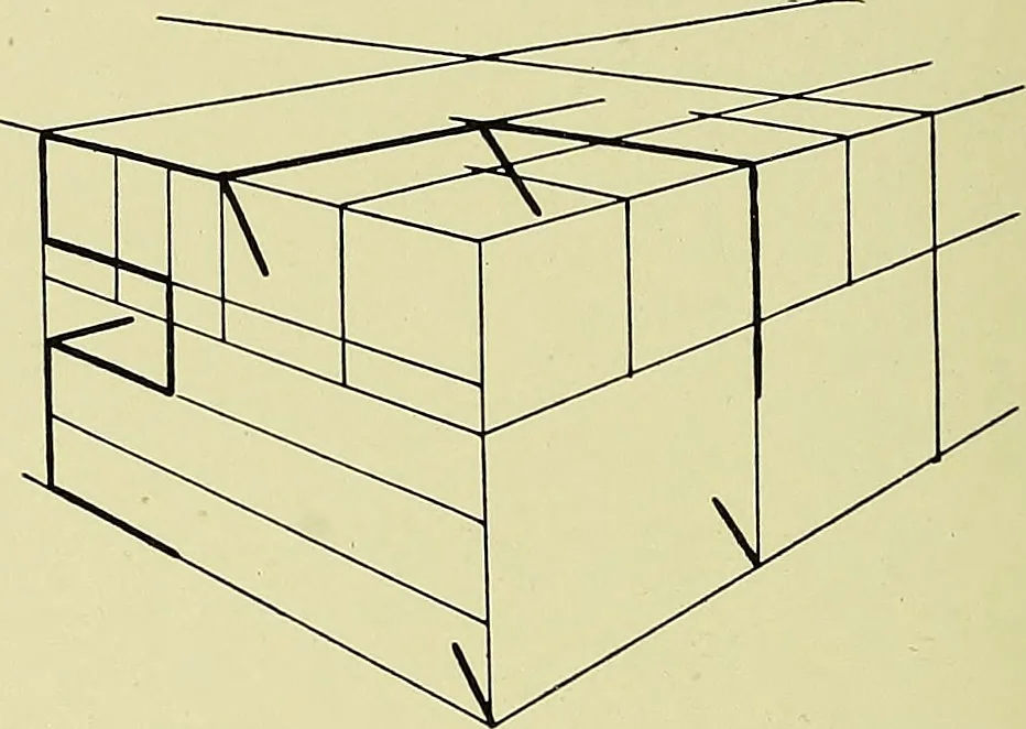 An illustration from Shop sketching, a course of problems for mechanical drawing students, 1919, leaf 27