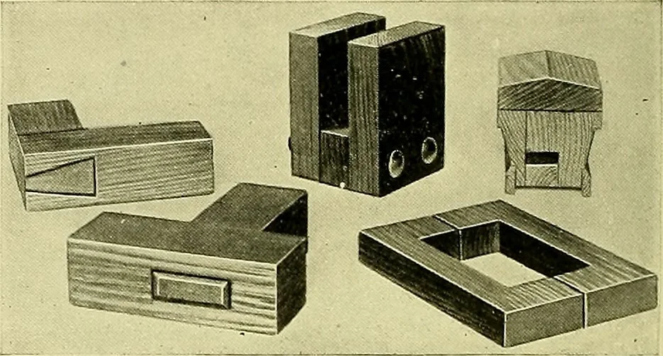 An illustration from Shop sketching, a course of problems for mechanical drawing students, 1919, leaf 29