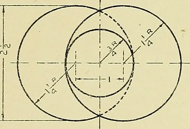 An illustration from Shop sketching, a course of problems for mechanical drawing students, 1919, leaf 42