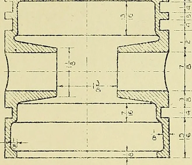 An illustration from Shop sketching, a course of problems for mechanical drawing students, 1919, leaf 48