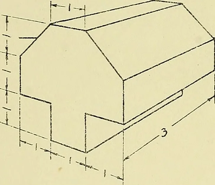 An illustration from Shop sketching, a course of problems for mechanical drawing students, 1919, leaf 62