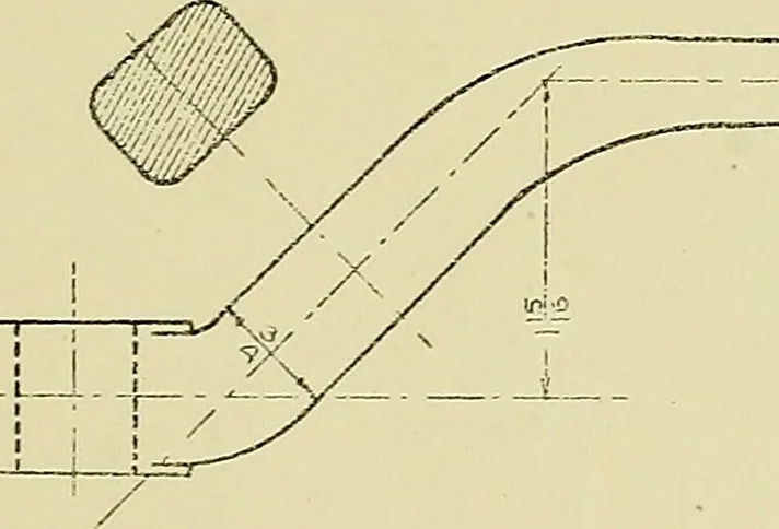An illustration from Shop sketching, a course of problems for mechanical drawing students, 1919, leaf 64
