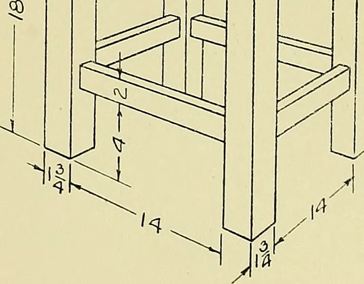 An illustration from Shop sketching, a course of problems for mechanical drawing students, 1919, leaf 68