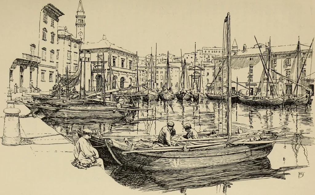 An illustration from The shores of the Adriatic, the Austrian side : the Küstenlande, Istria, and Dalmatia, 1908, leaf 134