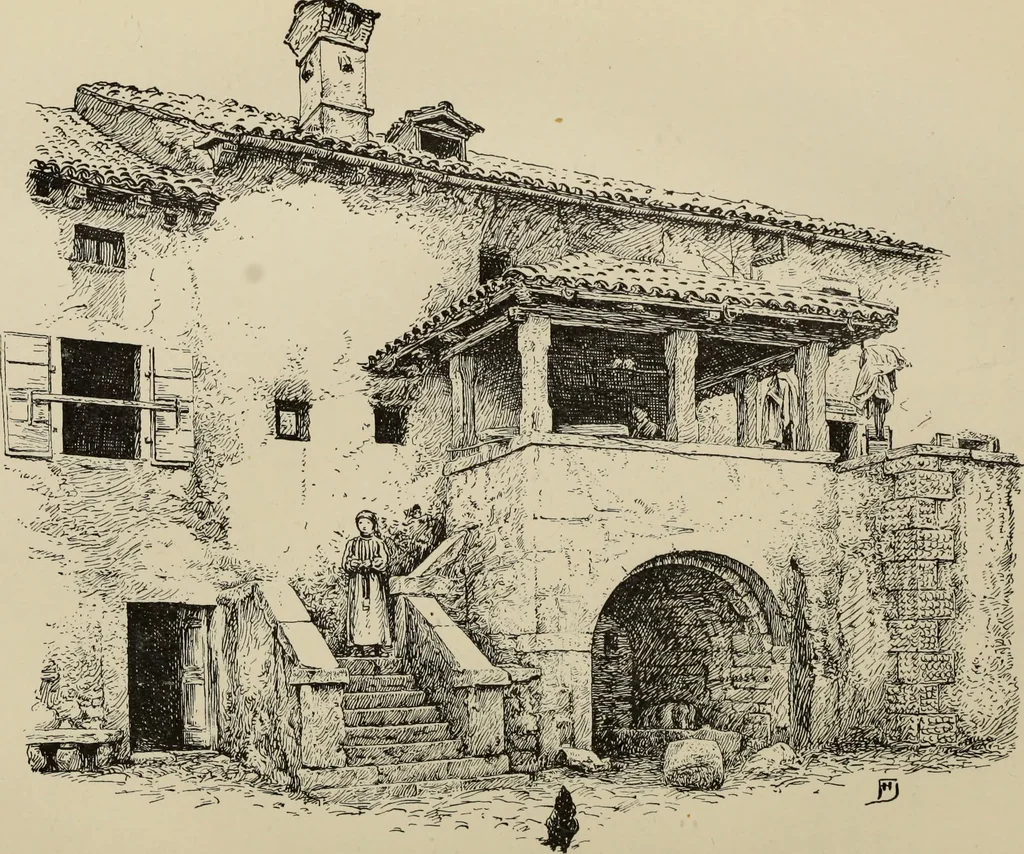 An illustration from The shores of the Adriatic, the Austrian side : the Küstenlande, Istria, and Dalmatia, 1908, leaf 187