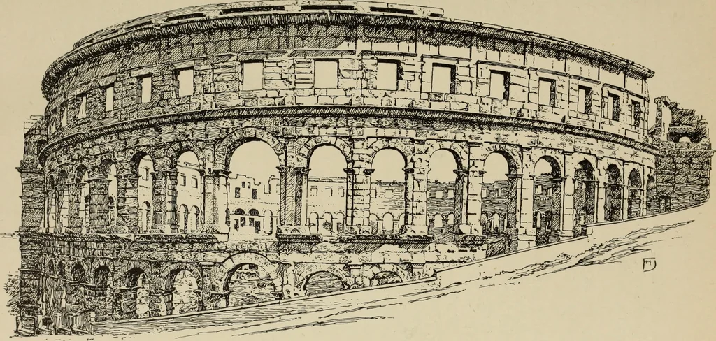 An illustration from The shores of the Adriatic, the Austrian side : the Küstenlande, Istria, and Dalmatia, 1908, leaf 210