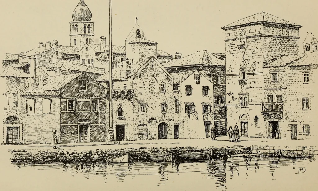 An illustration from The shores of the Adriatic, the Austrian side : the Küstenlande, Istria, and Dalmatia, 1908, leaf 283