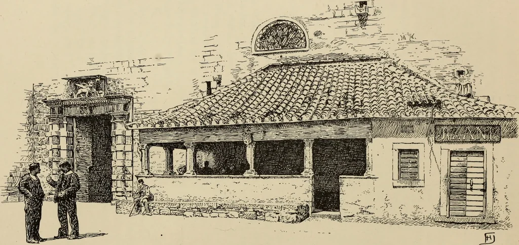An illustration from The shores of the Adriatic, the Austrian side : the Küstenlande, Istria, and Dalmatia, 1908, leaf 379
