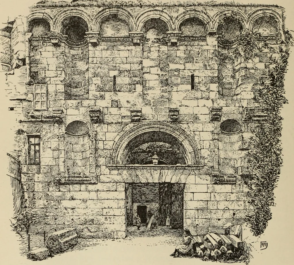 An illustration from The shores of the Adriatic, the Austrian side : the Küstenlande, Istria, and Dalmatia, 1908, leaf 419