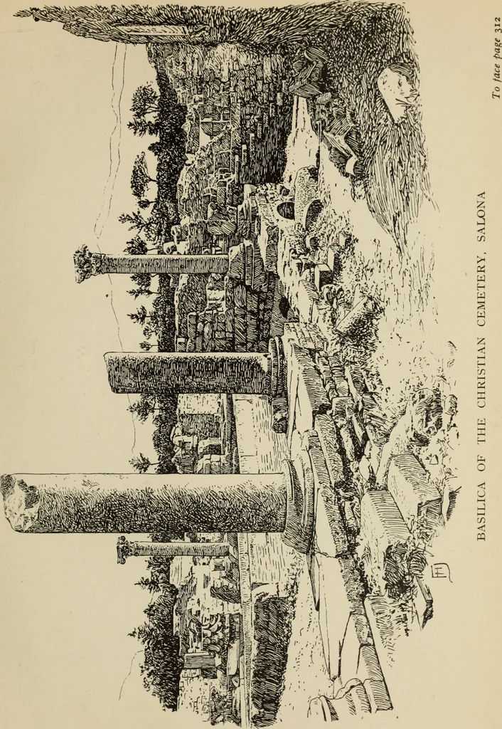An illustration from The shores of the Adriatic, the Austrian side : the Küstenlande, Istria, and Dalmatia, 1908, leaf 454
