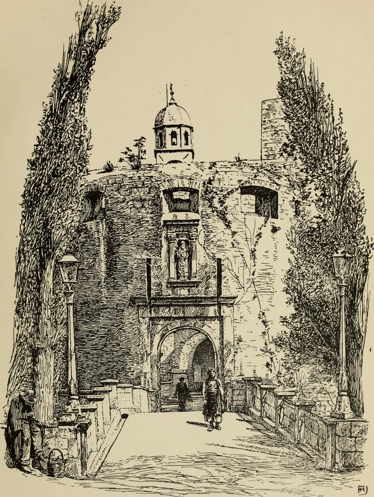 An illustration from The shores of the Adriatic, the Austrian side : the Küstenlande, Istria, and Dalmatia, 1908, leaf 486