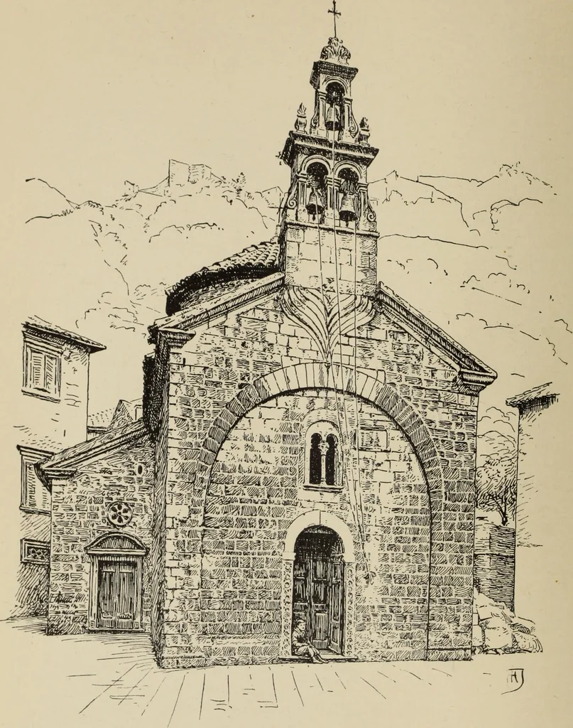 An illustration from The shores of the Adriatic, the Austrian side : the Küstenlande, Istria, and Dalmatia, 1908, leaf 563