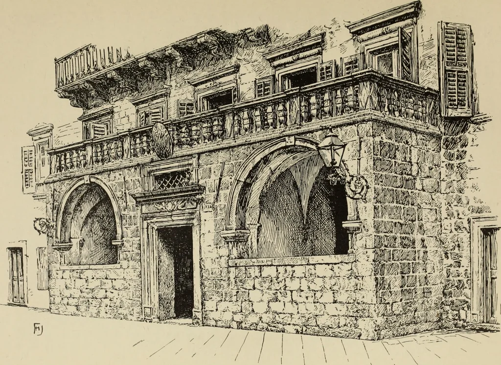An illustration from The shores of the Adriatic, the Austrian side : the Küstenlande, Istria, and Dalmatia, 1908, leaf 566