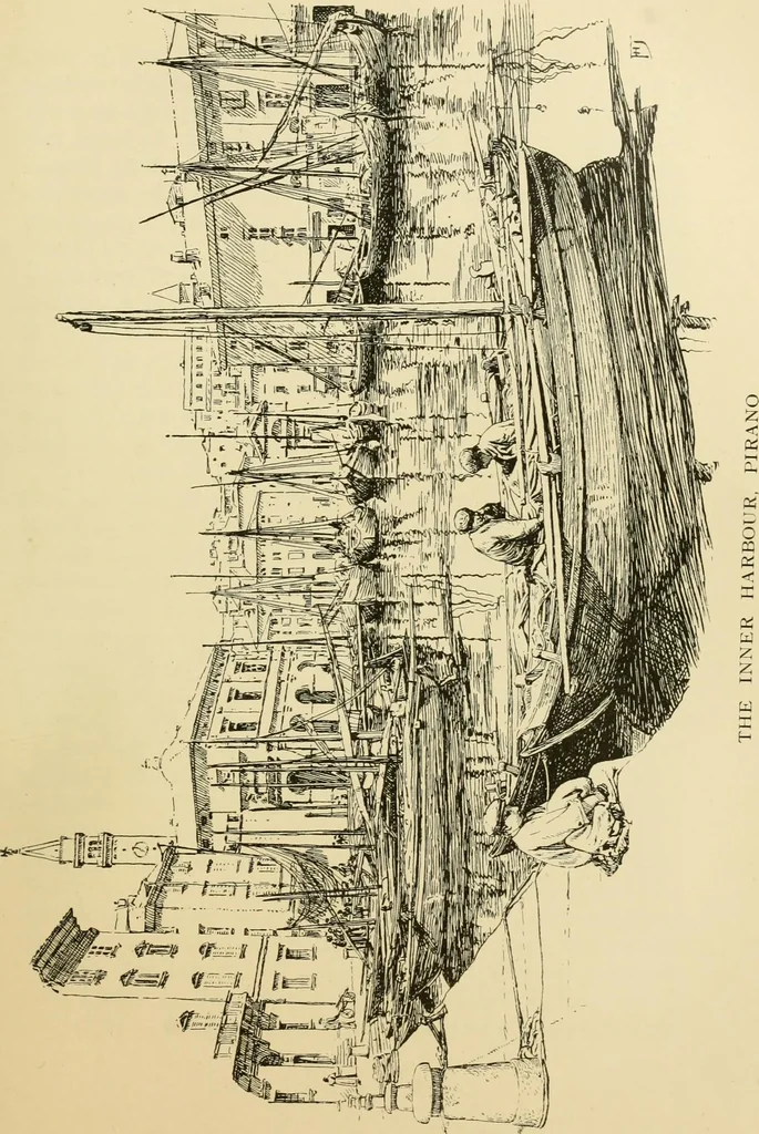 An illustration from The shores of the Adriatic, the Austrian side : the Kèustenlande, Istria, and Dalmatia, 1908, leaf 134