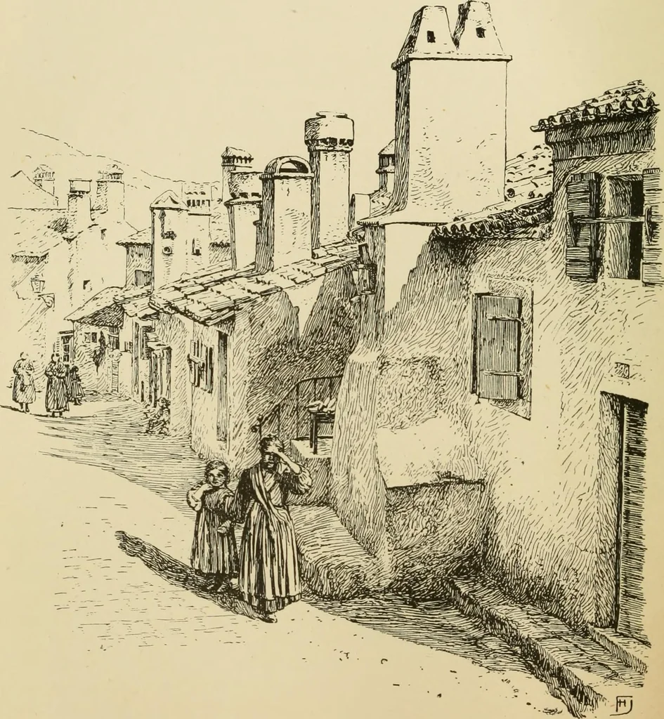 An illustration from The shores of the Adriatic, the Austrian side : the Kèustenlande, Istria, and Dalmatia, 1908, leaf 253