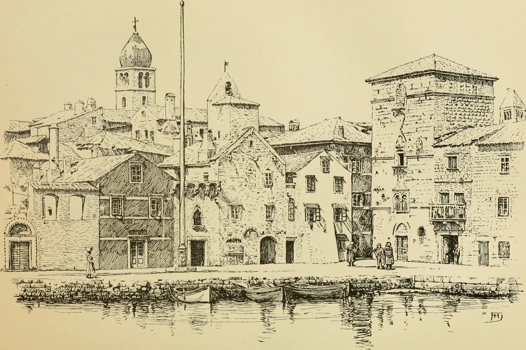 An illustration from The shores of the Adriatic, the Austrian side : the Kèustenlande, Istria, and Dalmatia, 1908, leaf 281