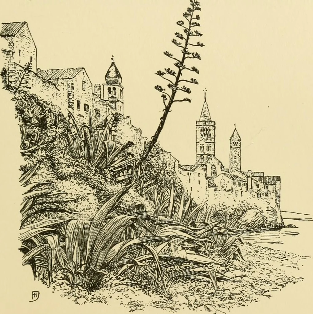 An illustration from The shores of the Adriatic, the Austrian side : the Kèustenlande, Istria, and Dalmatia, 1908, leaf 292