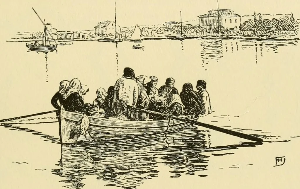An illustration from The shores of the Adriatic, the Austrian side : the Kèustenlande, Istria, and Dalmatia, 1908, leaf 306