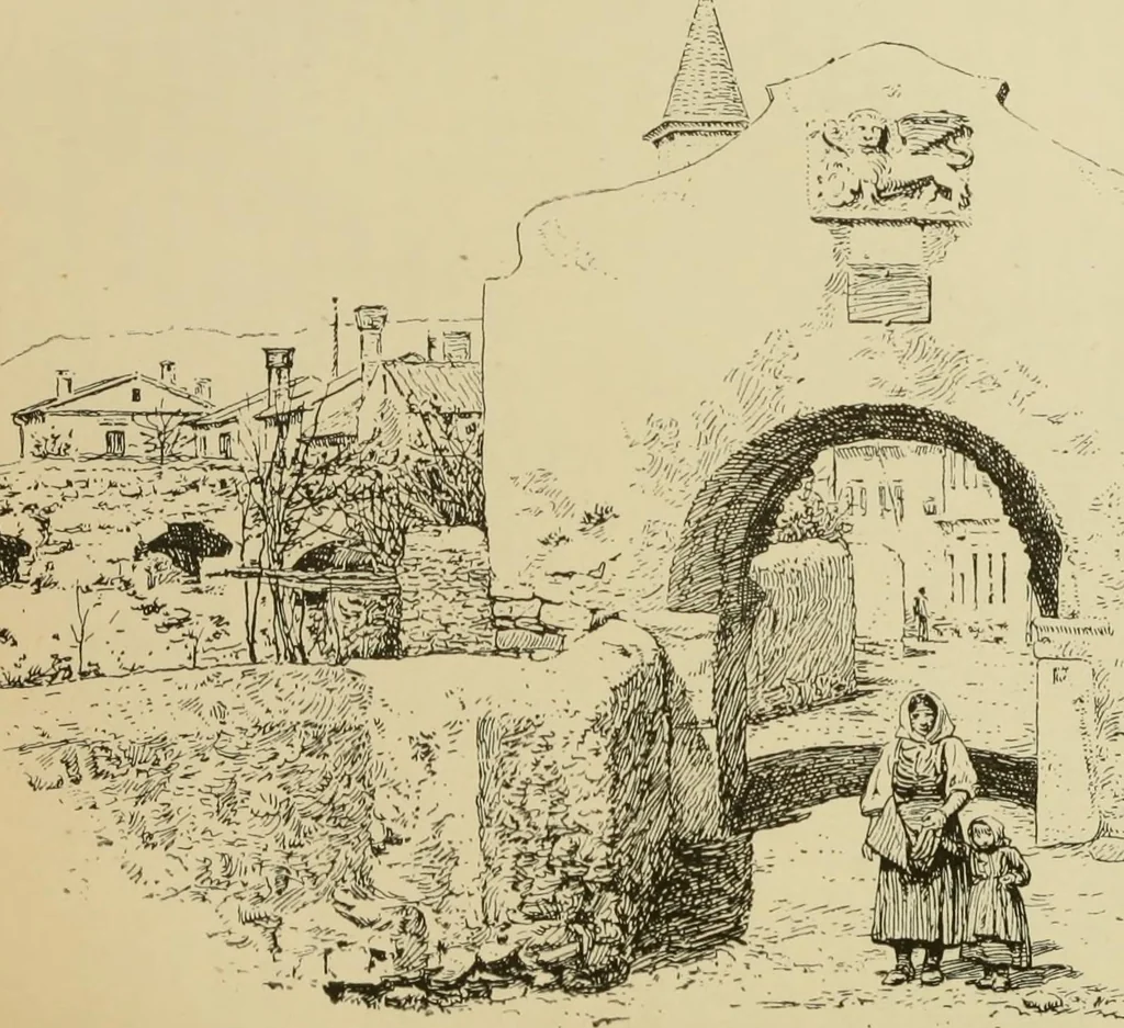 An illustration from The shores of the Adriatic, the Austrian side : the Kèustenlande, Istria, and Dalmatia, 1908, leaf 341