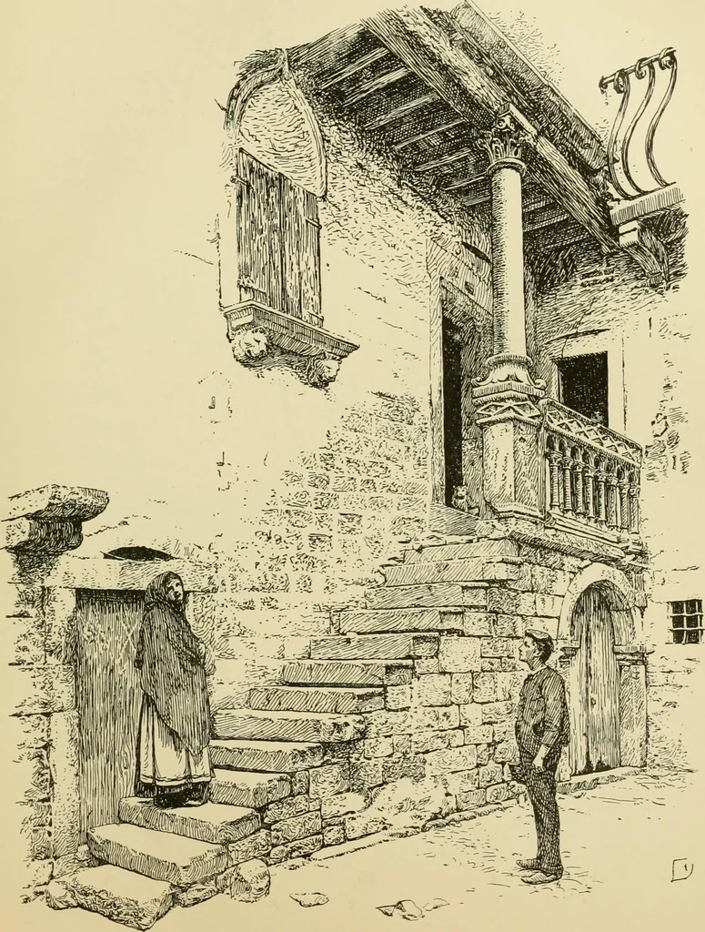 An illustration from The shores of the Adriatic, the Austrian side : the Kèustenlande, Istria, and Dalmatia, 1908, leaf 402