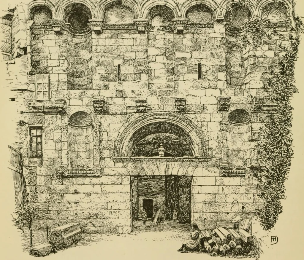 An illustration from The shores of the Adriatic, the Austrian side : the Kèustenlande, Istria, and Dalmatia, 1908, leaf 417