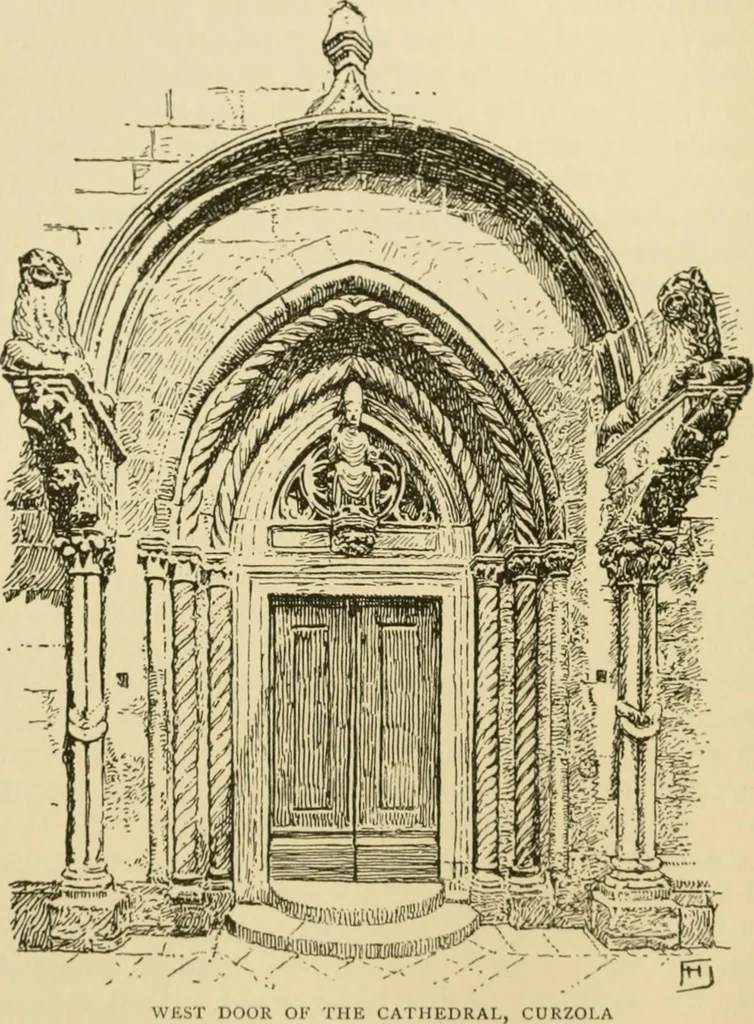 An illustration from The shores of the Adriatic, the Austrian side : the Kèustenlande, Istria, and Dalmatia, 1908, leaf 469
