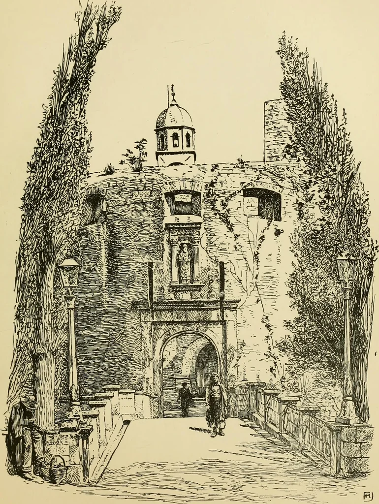 An illustration from The shores of the Adriatic, the Austrian side : the Kèustenlande, Istria, and Dalmatia, 1908, leaf 484