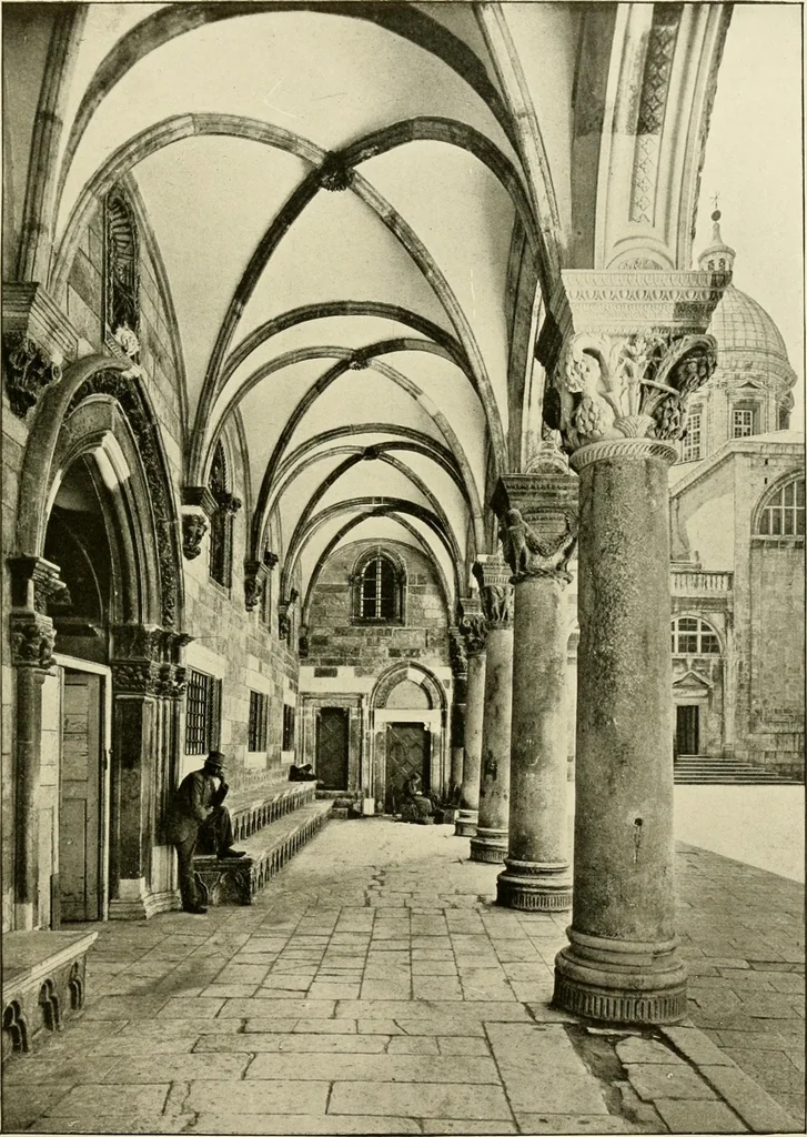 An illustration from The shores of the Adriatic, the Austrian side : the Kèustenlande, Istria, and Dalmatia, 1908, leaf 512