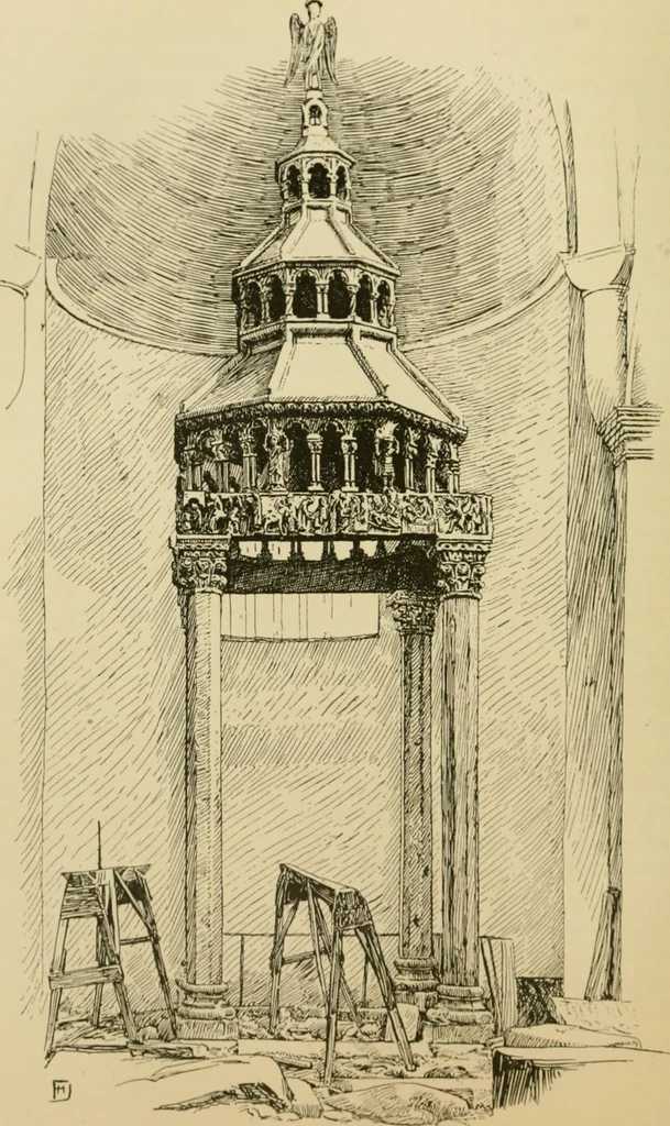 An illustration from The shores of the Adriatic, the Austrian side : the Kèustenlande, Istria, and Dalmatia, 1908, leaf 555