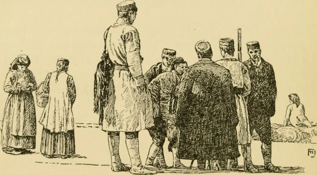 An illustration from The shores of the Adriatic, the Austrian side : the Kèustenlande, Istria, and Dalmatia, 1908, leaf 573