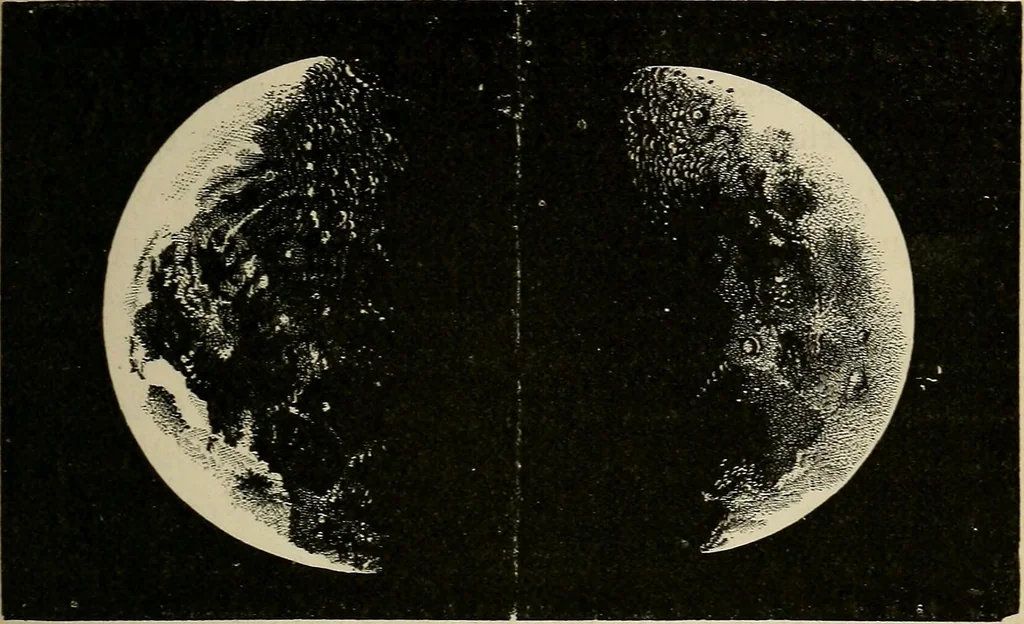An illustration from A short course in astronomy and the use of the globes, 1871, leaf 116