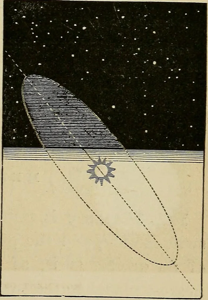 An illustration from A short course in astronomy and the use of the globes, 1871, leaf 82