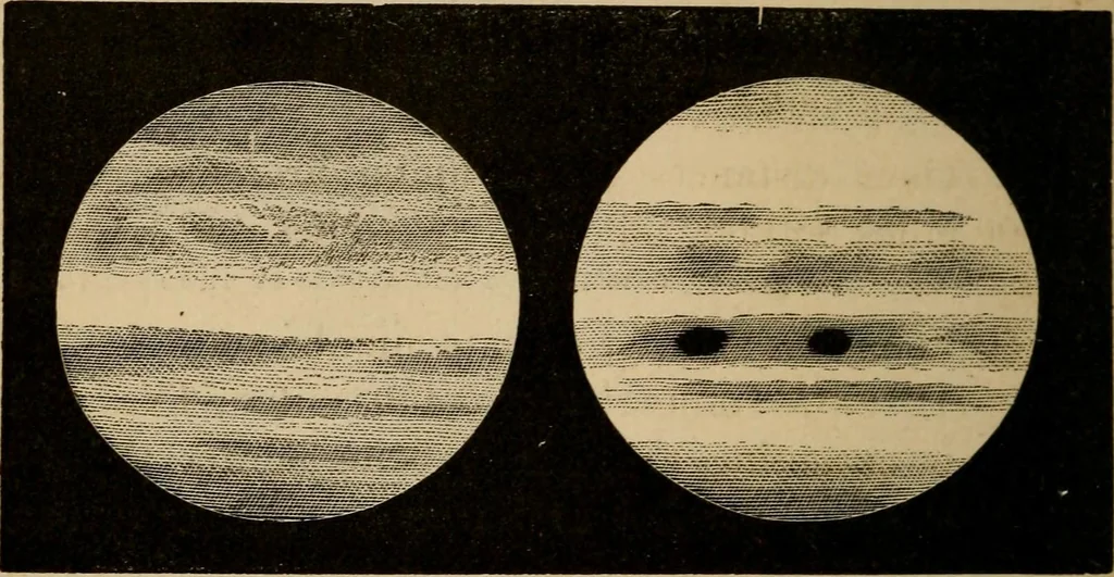 An illustration from A short course in astronomy and the use of the globes, 1871, leaf 93