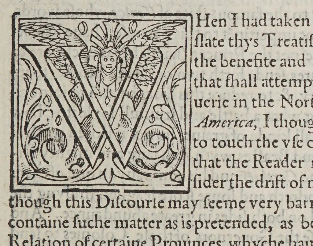 An illustration from A shorte and briefe narration of the two nauigations and discoueries to the northweast partes called Newe Fraunce:, 1580, leaf 11