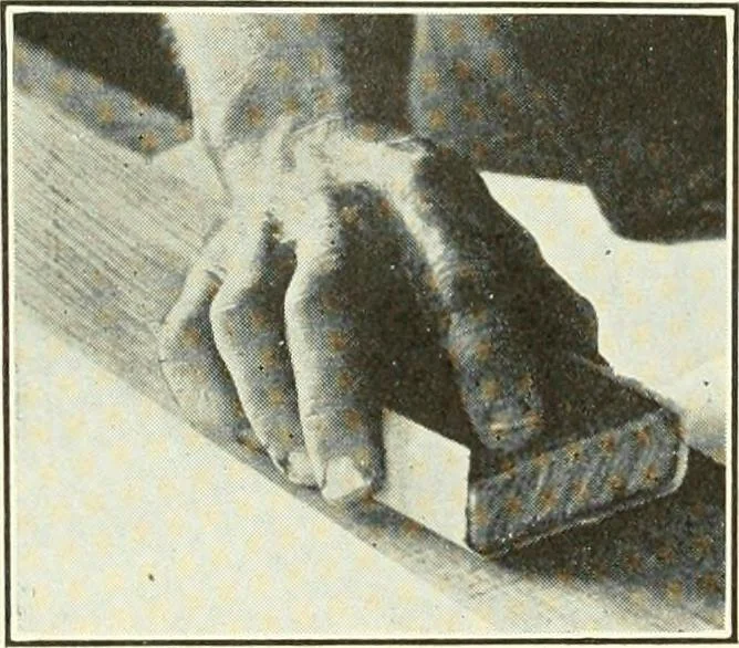 An illustration from A shorter course in woodworking; a practical manual for home and school, 1911, leaf 101