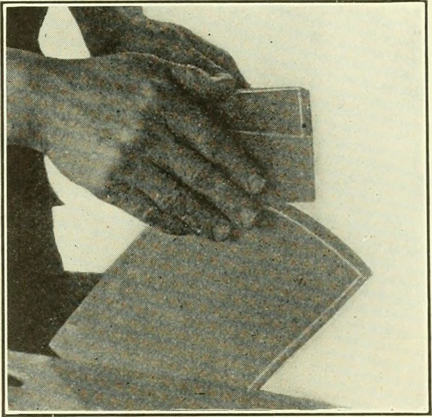 An illustration from A shorter course in woodworking; a practical manual for home and school, 1911, leaf 102
