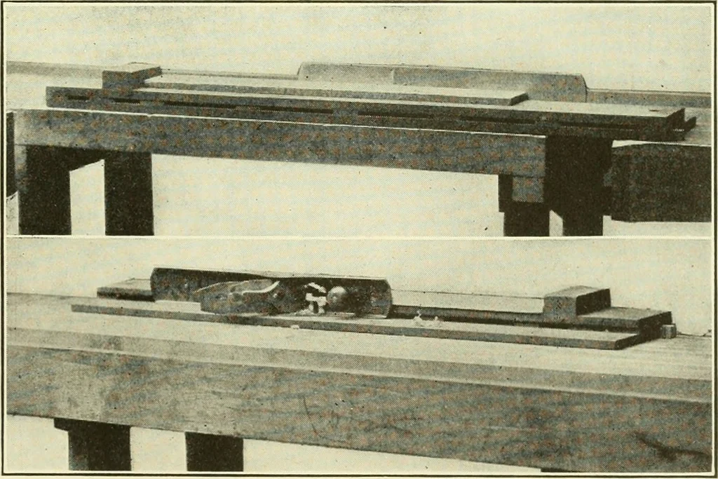 An illustration from A shorter course in woodworking; a practical manual for home and school, 1911, leaf 106
