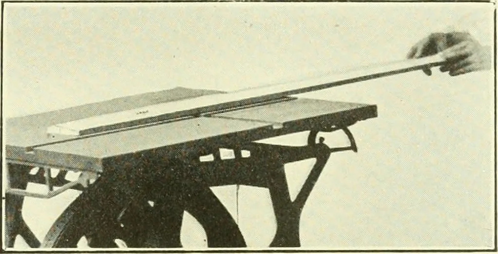 An illustration from A shorter course in woodworking; a practical manual for home and school, 1911, leaf 114