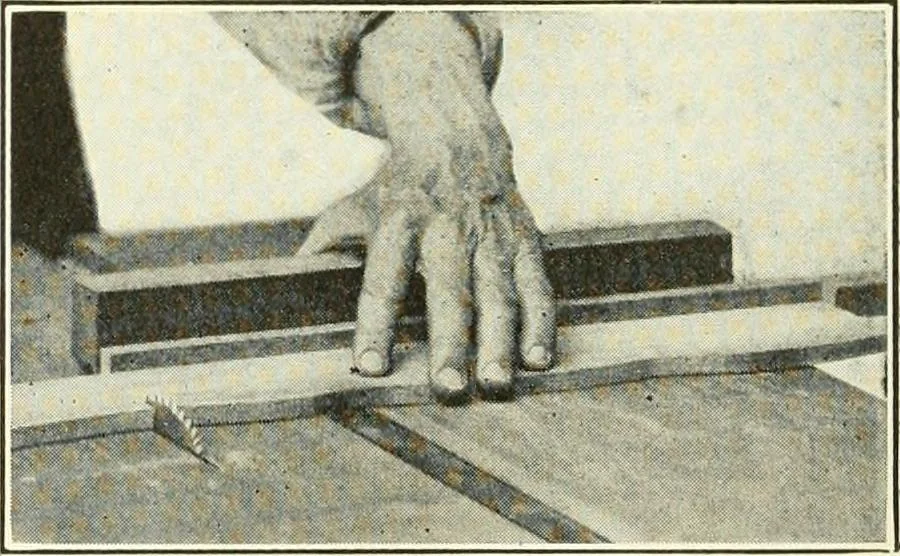An illustration from A shorter course in woodworking; a practical manual for home and school, 1911, leaf 117