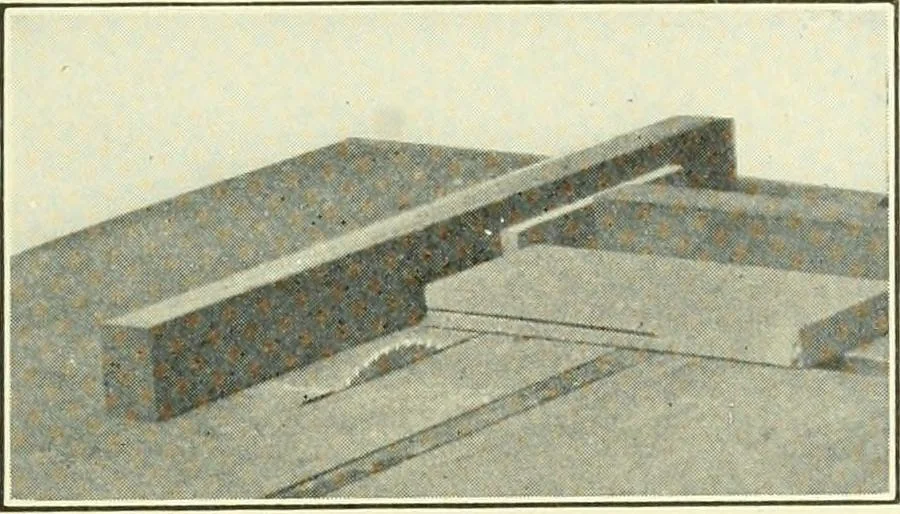 An illustration from A shorter course in woodworking; a practical manual for home and school, 1911, leaf 118