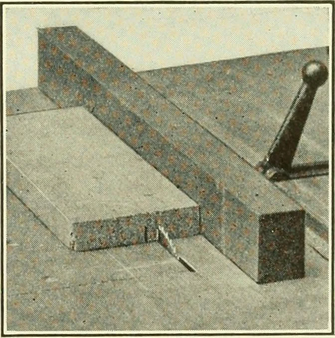 An illustration from A shorter course in woodworking; a practical manual for home and school, 1911, leaf 118