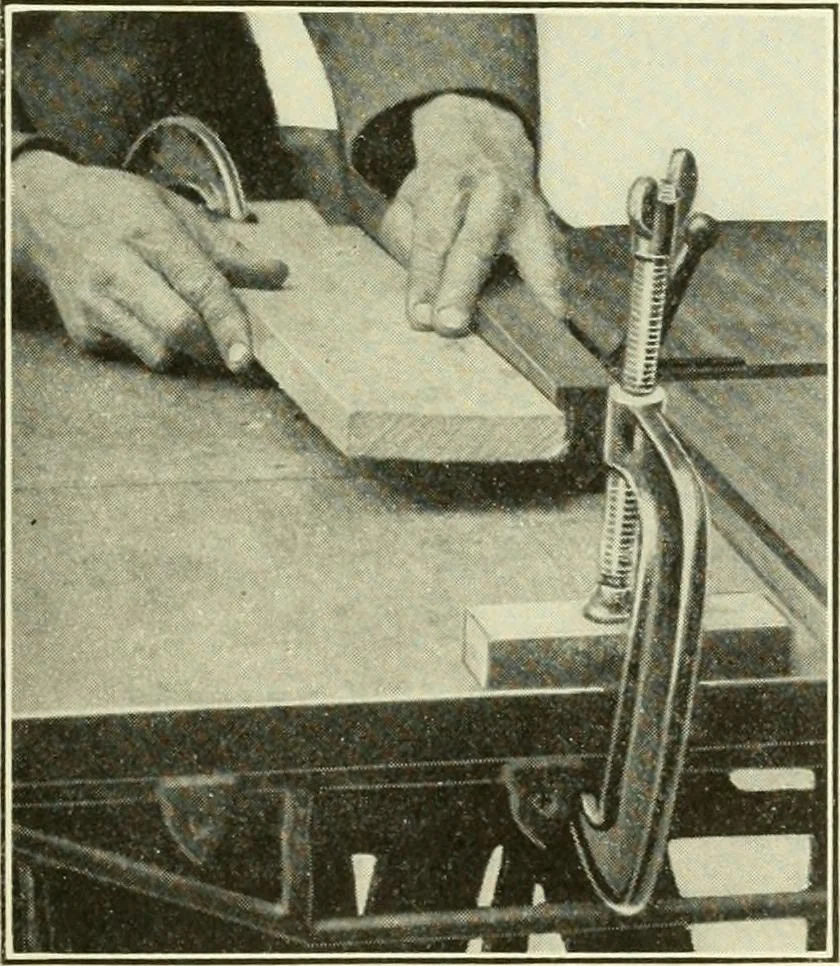 An illustration from A shorter course in woodworking; a practical manual for home and school, 1911, leaf 120