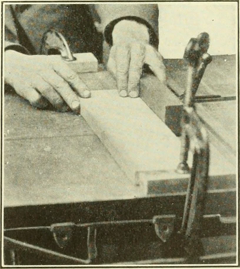 An illustration from A shorter course in woodworking; a practical manual for home and school, 1911, leaf 120