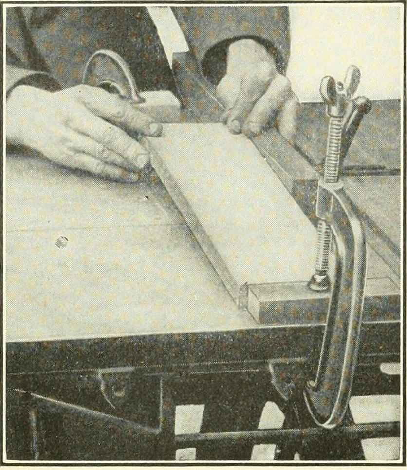 An illustration from A shorter course in woodworking; a practical manual for home and school, 1911, leaf 121